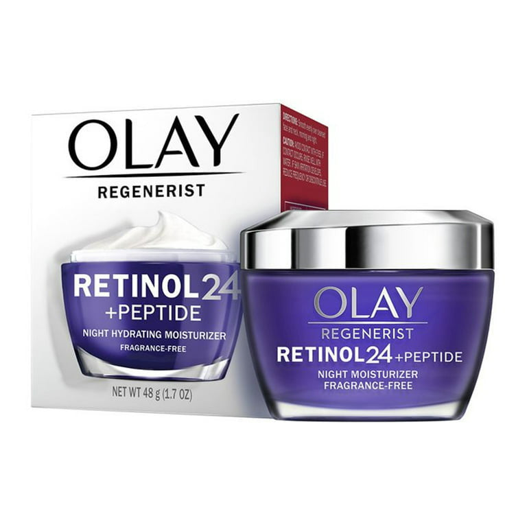 Olay Regenerist Retinol 24 Moisturiser Night Cream, Fragrance Free, 1.7 Oz